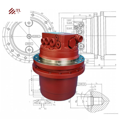 Parti di ricambio per escavatori PC40-5 Final Drive 20S-60-22101 Travel Motor Assy For Komatsu