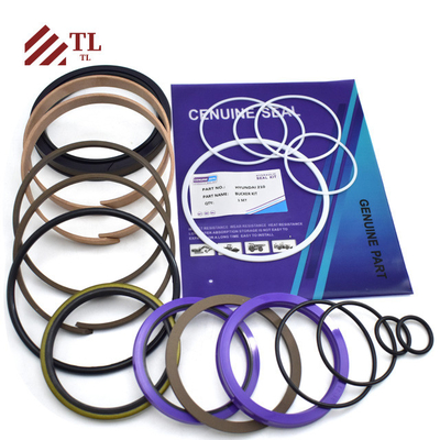 Kit di sigillo dell'escavatore / Kit di sigillo del cilindro del secchio / Kit di sigillo del cilindro del braccio / Kit di sigillo del secchio per HYUNDAI 210